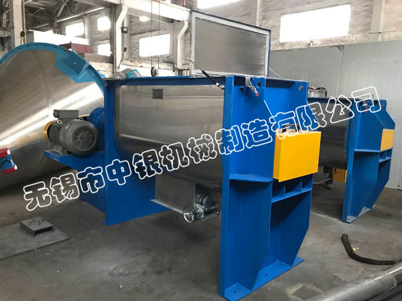 無錫中銀一臺1000L、一臺1300L螺帶混合機成功發往也門